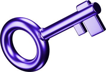 Purple 3D Key